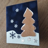 Christmas pop-up card SILENT NIGHT